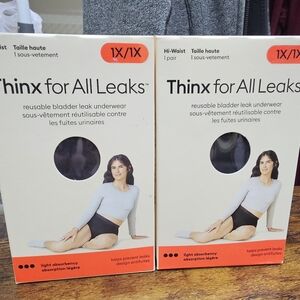 Thinx for All Leaks 2 Pack NWT Size XL